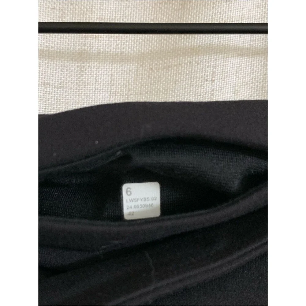 lululemon Align Asymmetrical Waist 25” Black Mid High-Waist Back Leggings